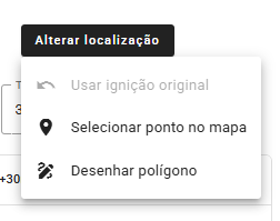 Alterar localização